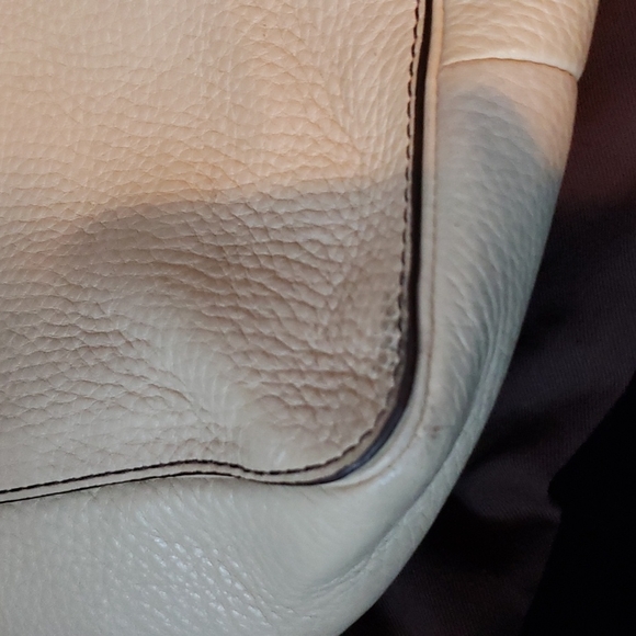 Coach Leather Tan Tote Purse Bag - Picture 11 of 12